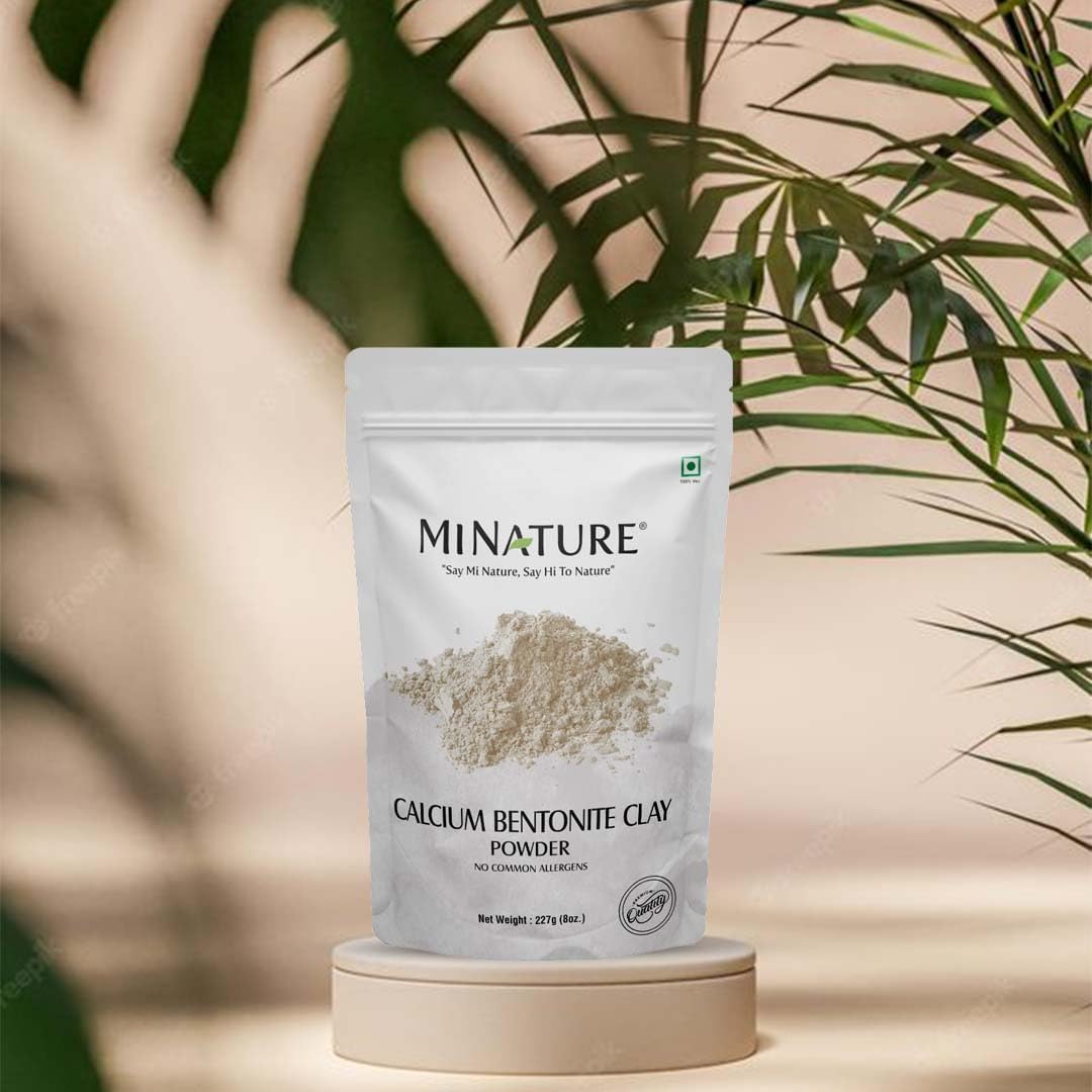 Mi nature Calcium Bentonite Clay Powder(Multani Mitti) | Indian